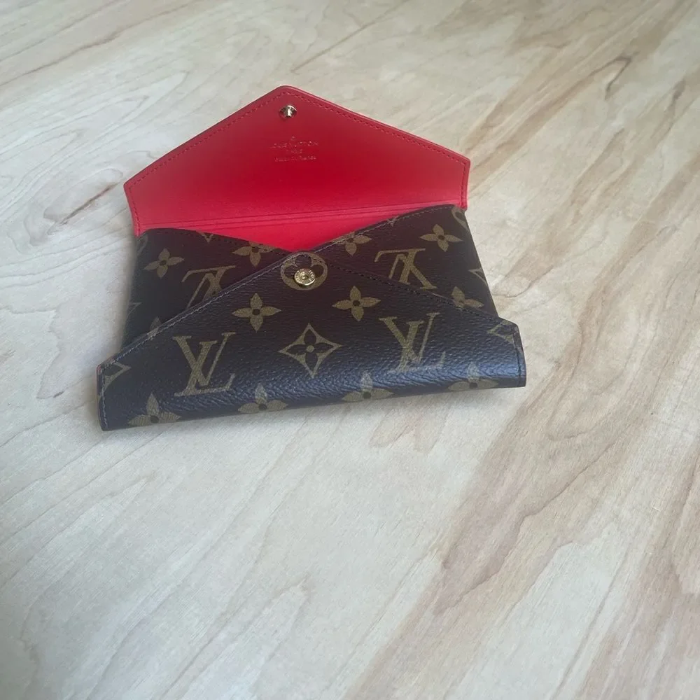 Louis Vuitton Brown and Red Pochette
